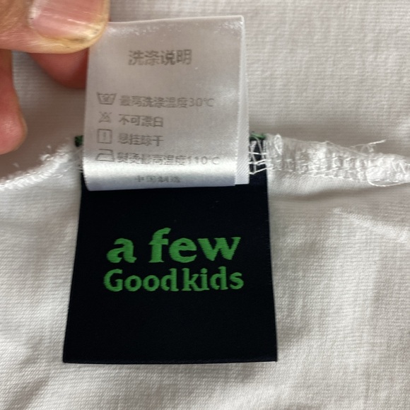 STAINED A FEW GOOD KIDS Logo Print Crew Neck Long Sleeve Tee size XL - Picture 11 of 13